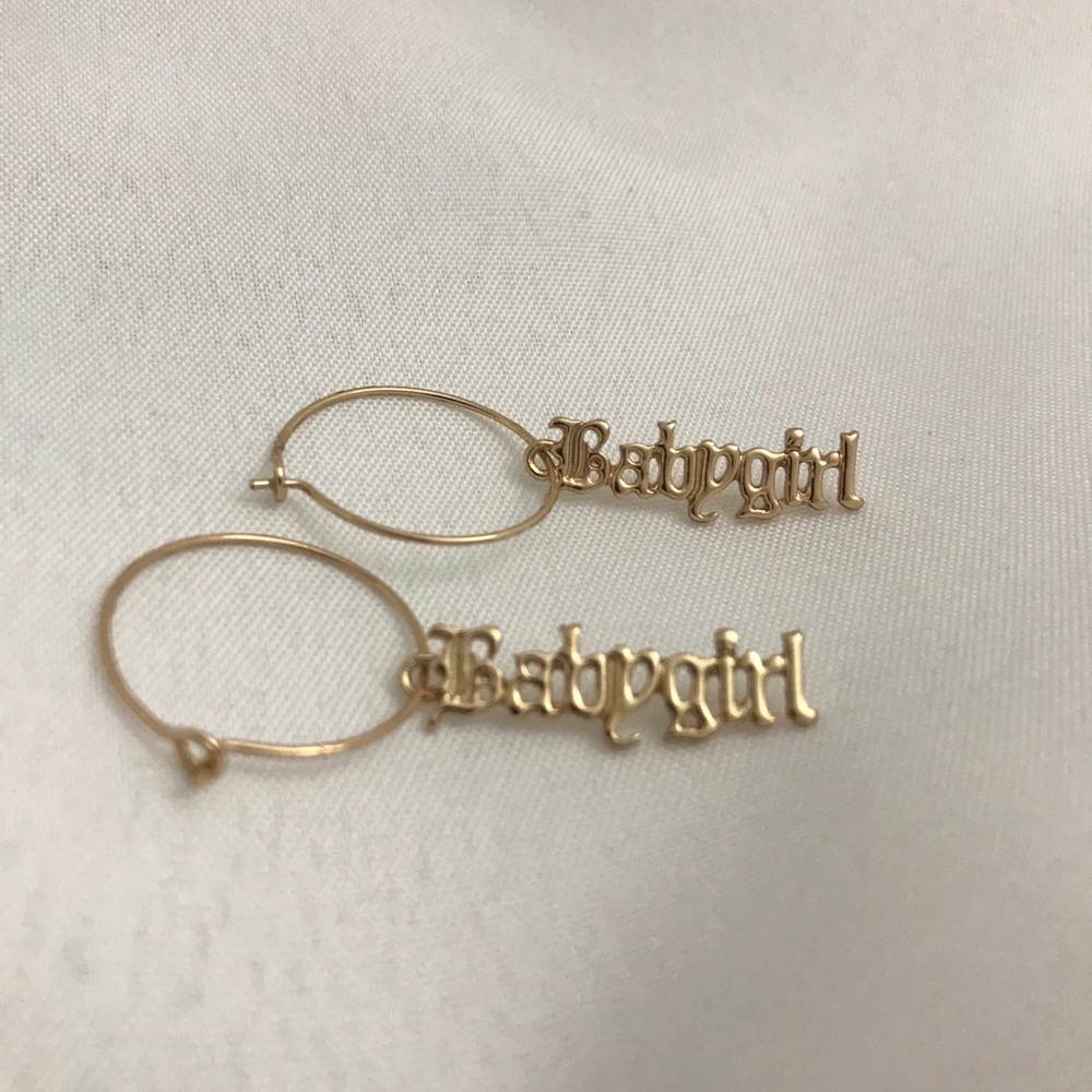 ‘Babygirl’ Drop Dangle Earrings ✨